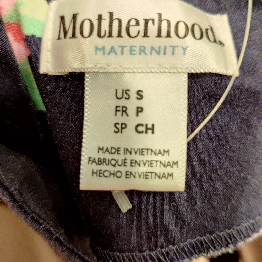 Motherhood Maternity Pink Flower Dress - Picture 5 of 8